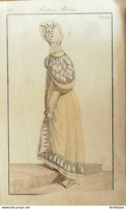 Costume Parisien 1813 # 1290 Robe mousseline