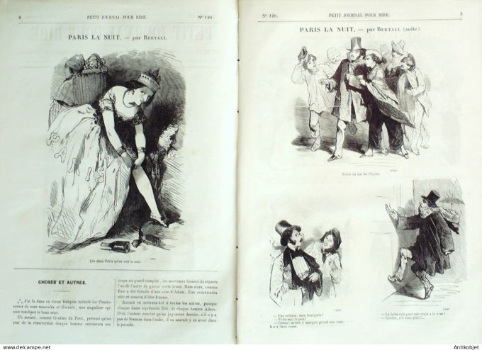 Petit journal pour Rire 1857 # 120 Les Chanteurs Girin
