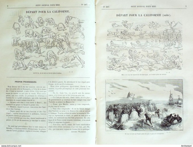 Petit journal pour Rire 1860 # 287 fetes des Champs-Elysees Grevin