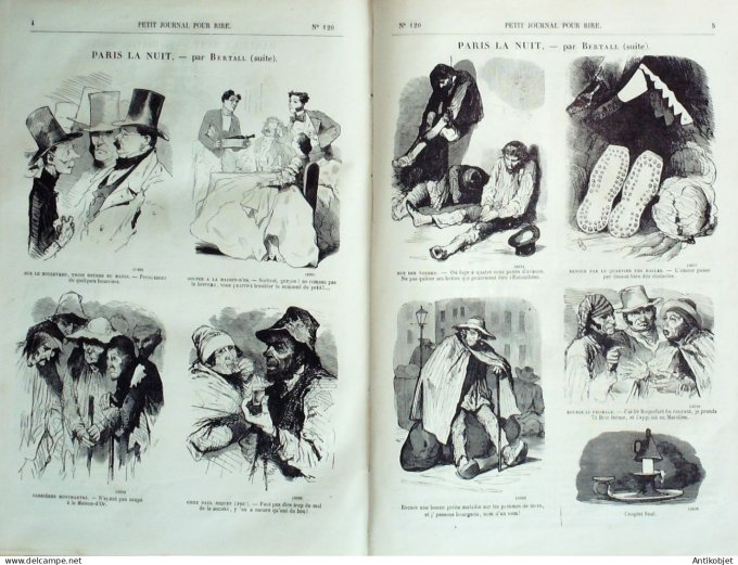Petit journal pour Rire 1857 # 120 Les Chanteurs Girin