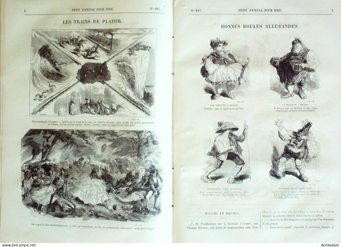 Petit journal pour Rire 1860 # 287 fetes des Champs-Elysees Grevin