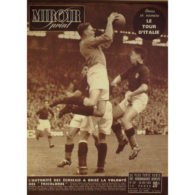 Miroir Sprint 1950 #  207 29 Mai Robic Coppi Bartali Lapebie Canavese Walzack