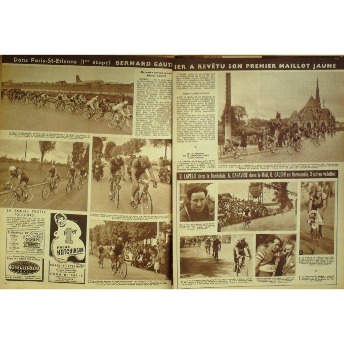 Miroir Sprint 1950 #  207 29 Mai Robic Coppi Bartali Lapebie Canavese Walzack