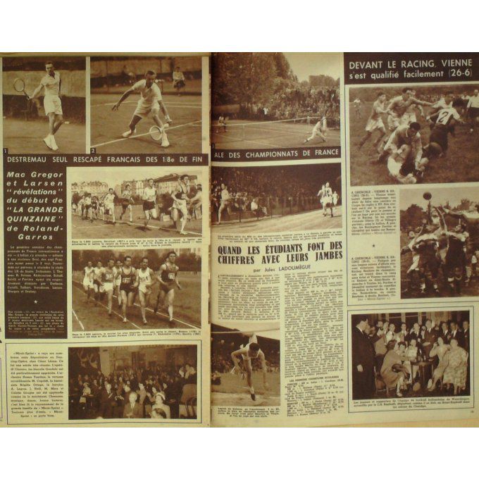 Miroir Sprint 1950 #  207 29 Mai Robic Coppi Bartali Lapebie Canavese Walzack