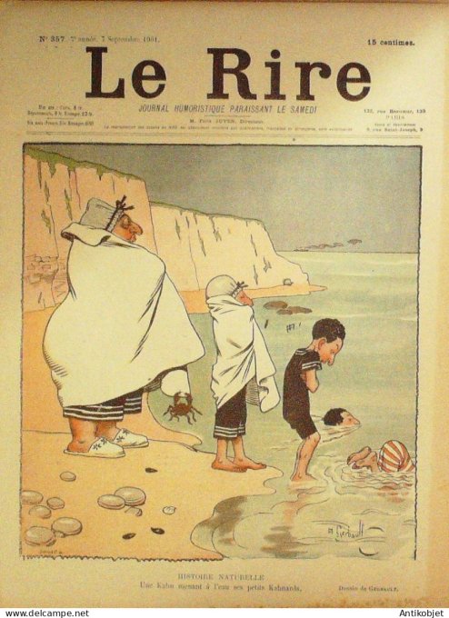 Le Rire 1901-09- 7 # 357Journal humoristique Ed.Originale Khalin et Kahnards