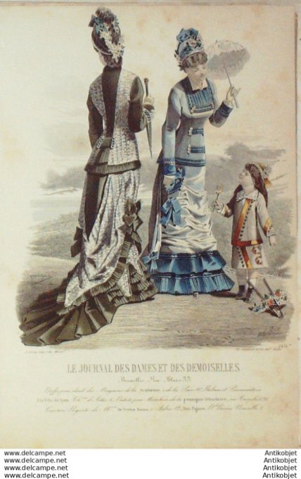 Journal des Dames Demoiselles 1875 # 1414 (Maison Scabieuse)