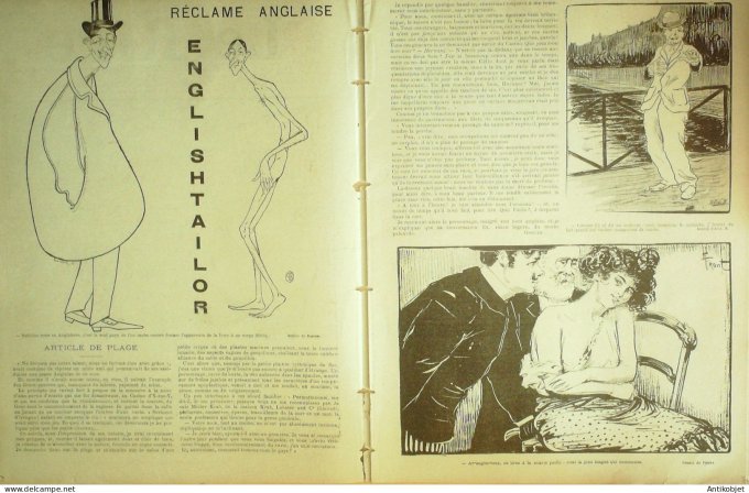 Le Rire 1901-09- 7 # 357Journal humoristique Ed.Originale Khalin et Kahnards