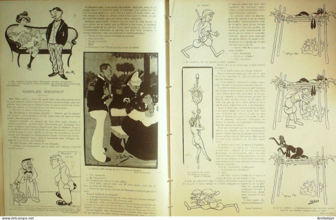 Le Rire 1901-09- 7 # 357Journal humoristique Ed.Originale Khalin et Kahnards