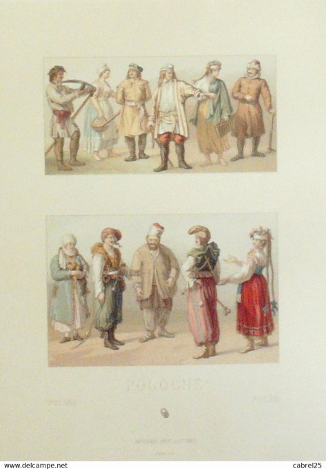 Pologne CRACOVIE Cosaque ukrainienne Lithuanie samogitie servante