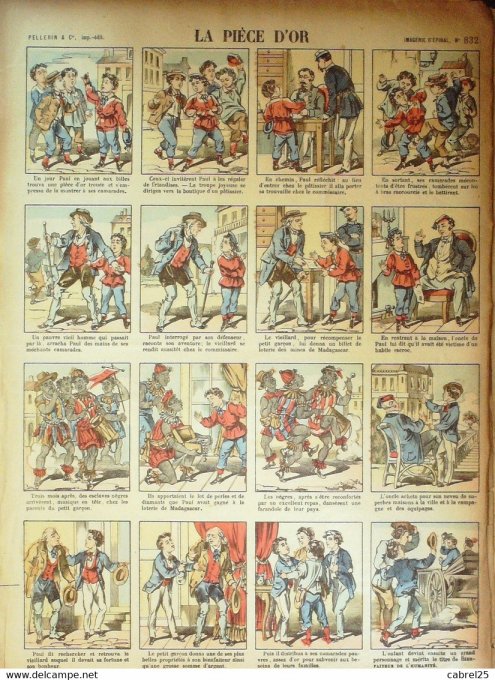 La Piece d'or  (Pellerin d'epinal)
