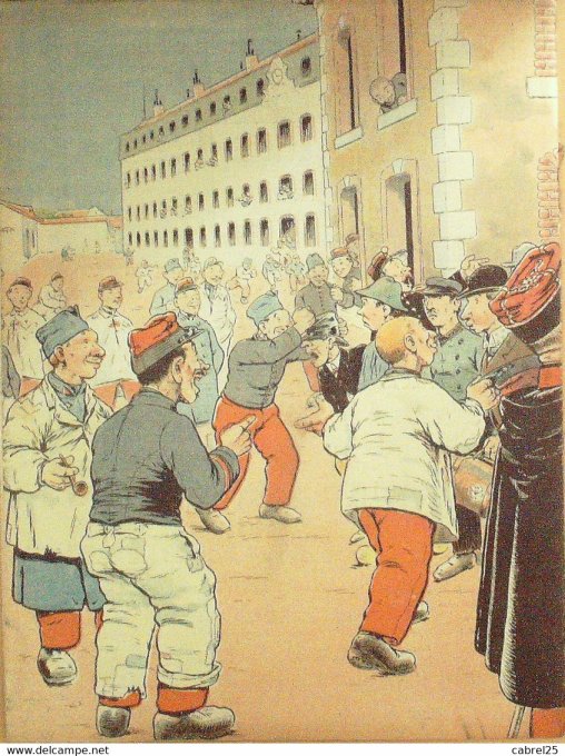 Le Rire 1902 n°419 Charly "Les BLEUS"