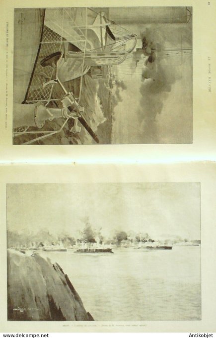 Le Monde illustré 1900 n°2260 Brest (29) Cherbourg (50) Amiral Gervais