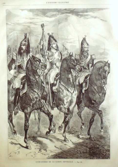 L'Univers illustré 1858 #  20 Compiègne (60) Italie Milan Château et hôpital