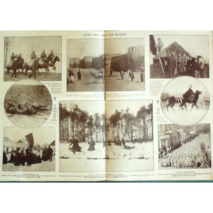 Pages de gloire 1915 n°20 OBSERVATEUR NACELLE NIEMEN JULES FERRY