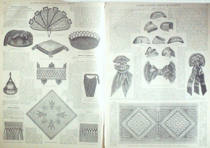 Journal Mode illustrée 1869 # 20 Robes & tuniques fillettes