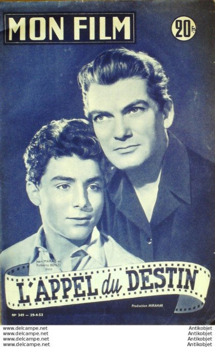 L'appel Du Destin Jean Marais Roberto Benzi Fernand Sardou