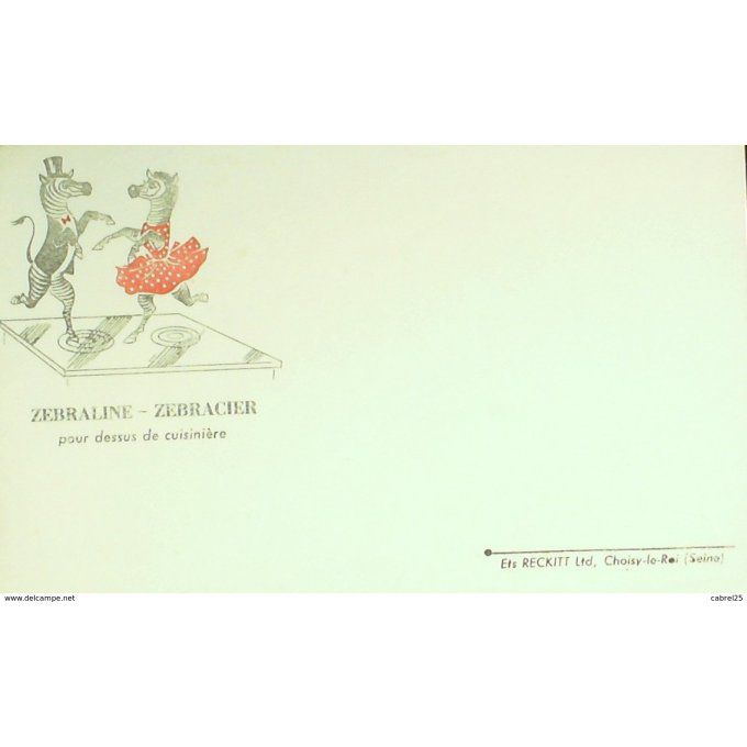 Buvard ZEBRALINE REBRACIER Entretien