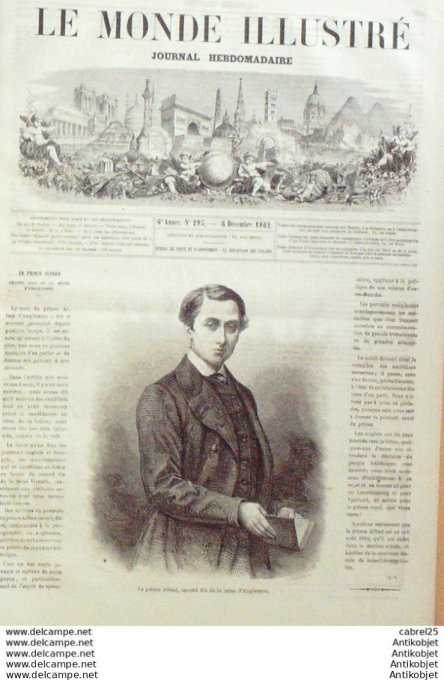 Le Monde illustré 1862 n°295 Mexique Orizaba Pont Louis Philippe Machine Ttpographique