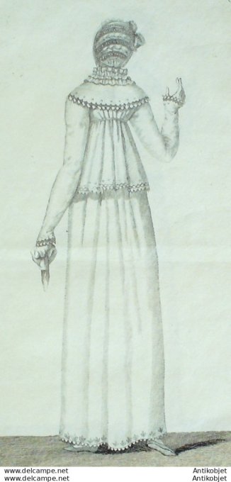 Costume Parisien 1813 # 1298 Camisole de Perkale