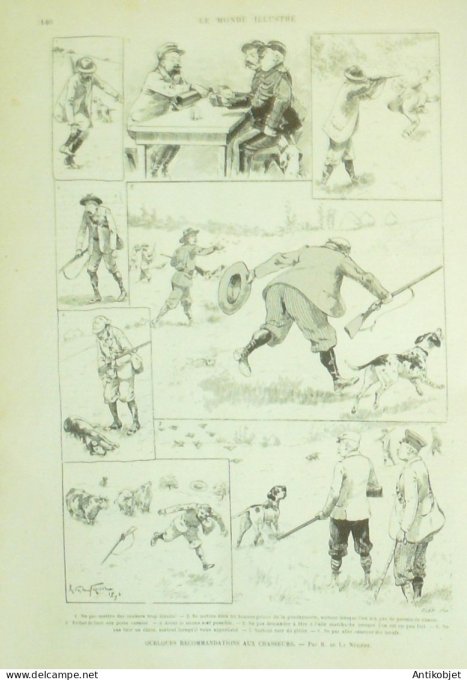 Le Monde illustré 1896 n°2057 Montpellier (34) Madagascar Antsirane Tonkin cultures Suisse glacier G