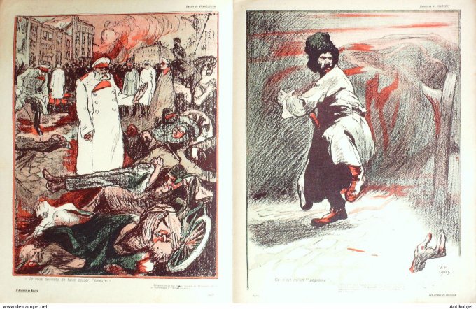 L'Assiette au beurre 1903 n°114 Les crimes du Tzarisme Grandjouan