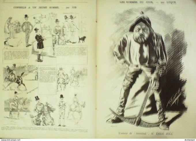 La Caricature 1885 #277 Faction Caran d'Ache la finance Draner Trock