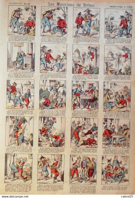 Les Musiciens  de Breme (Pellerin d'epinal)