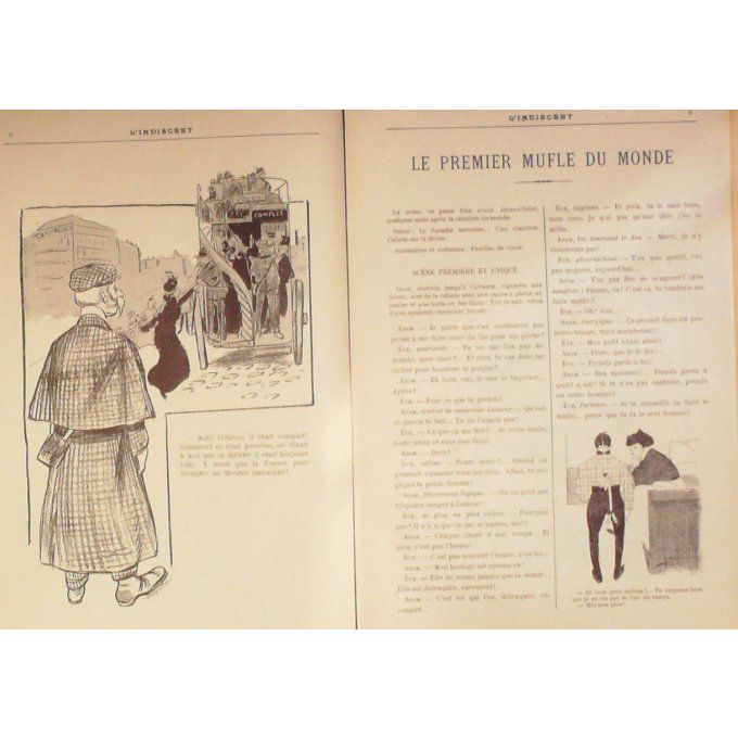 L'indiscret 1906 n° 212 POURRIOL RADIGUET MORISS BERTIN
