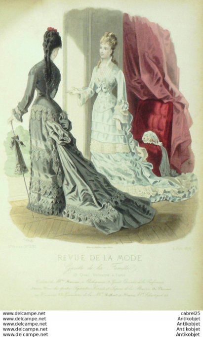 Gravure de mode Le Moniteur 1898 n°05