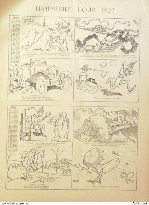Le Rire 1922-12-30 # 204 Journal humoristique Ed.Originale Hunyadi Janos
