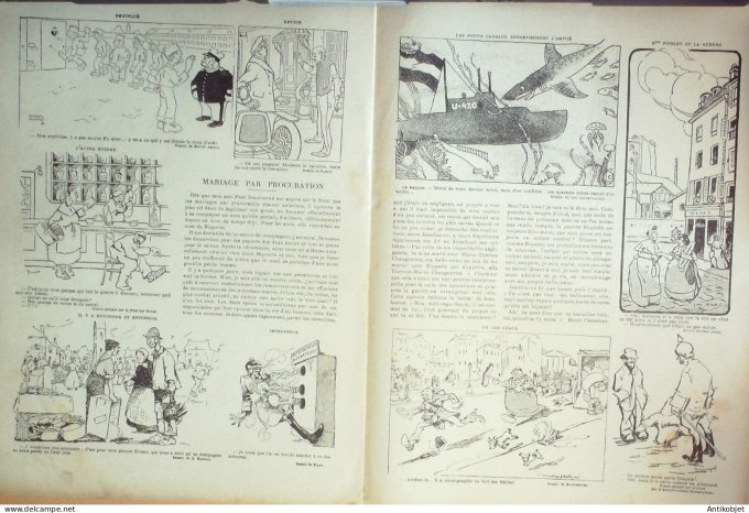 Le Rire Rouge 1915-06-26 #  32 Journal humoristique Ed.Originale Aux poilus