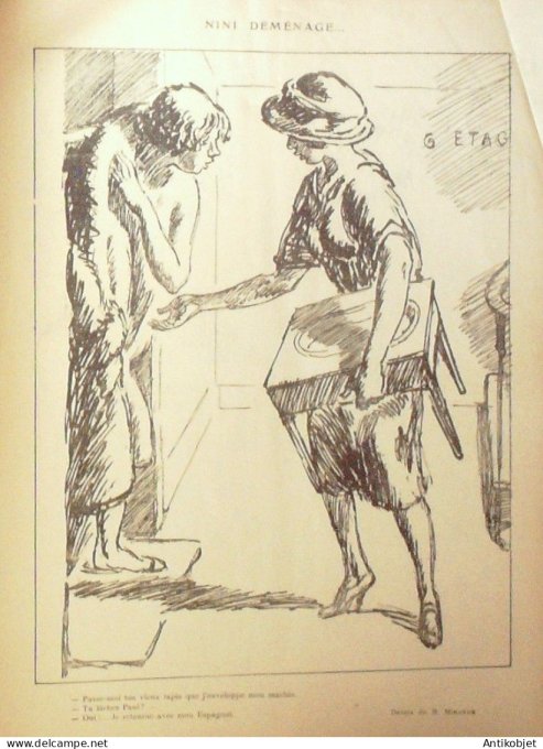 Le Rire 1922-12-30 # 204 Journal humoristique Ed.Originale Hunyadi Janos