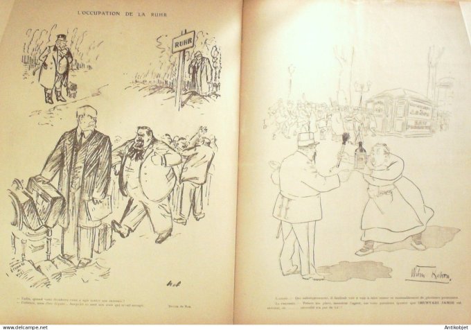 Le Rire 1922-12-30 # 204 Journal humoristique Ed.Originale Hunyadi Janos