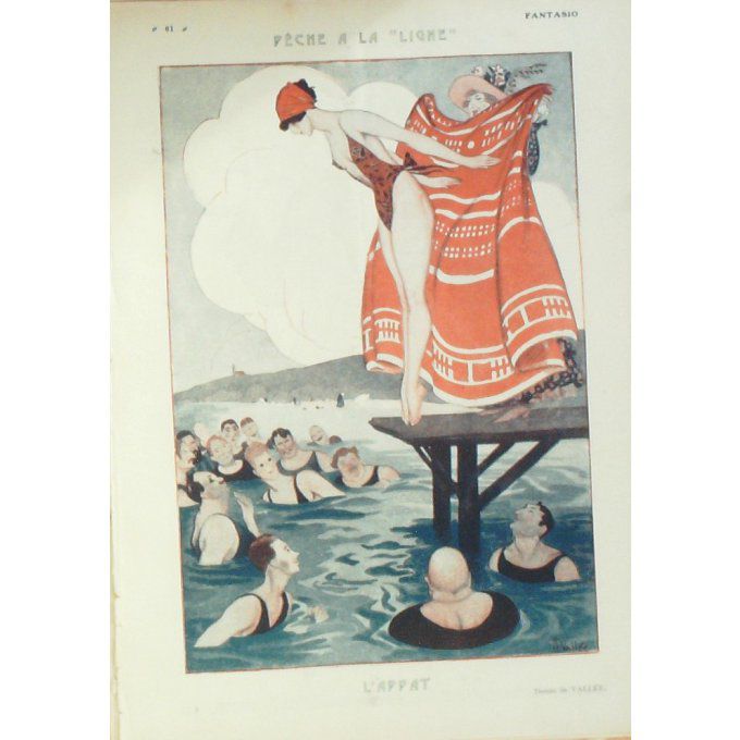 VALLEE-L'APPAT PECHE à la LIGNE-1925-213