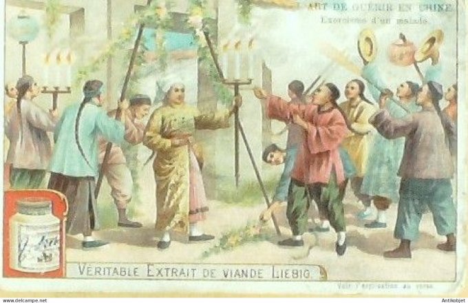 Chromo Liebig Sang  719 L'Art de guerir I (1903)