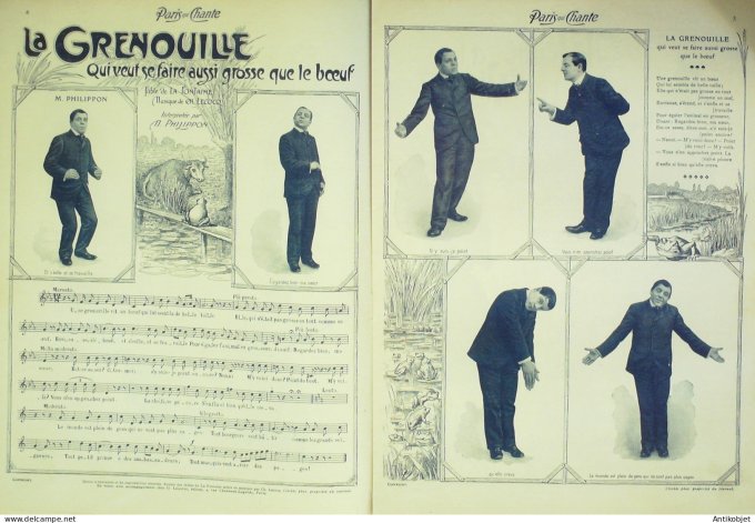 Paris qui chante 1903 n° 11 Mabel Dyt Philippon Meyer Leclerc Baxon Minte