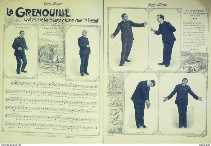 Paris qui chante 1903 #11 Mabel Dyt Philippon Meyer Leclerc Baxon Minte
