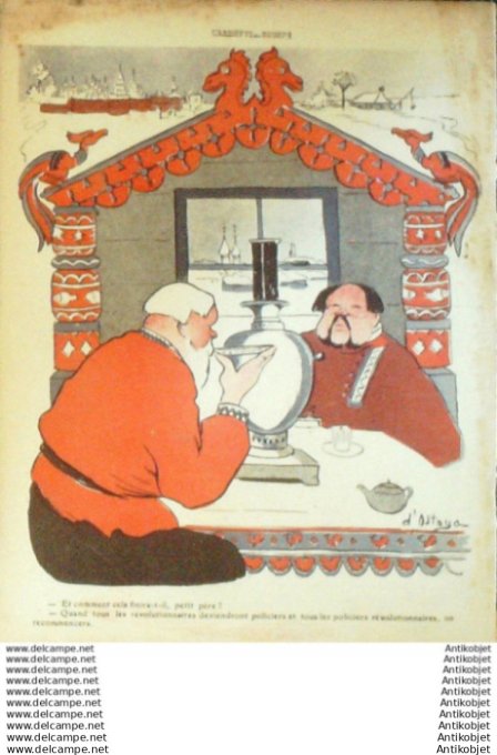 L'Assiette au beurre 1908 # 415 Les dessous de la Police Russe Bakai Ostoya