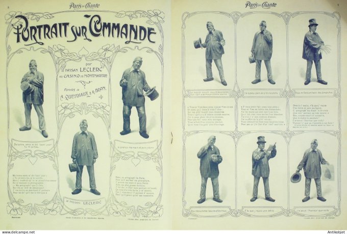 Paris qui chante 1903 #11 Mabel Dyt Philippon Meyer Leclerc Baxon Minte