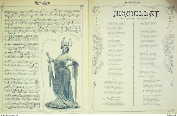 Paris qui chante 1903 #11 Mabel Dyt Philippon Meyer Leclerc Baxon Minte