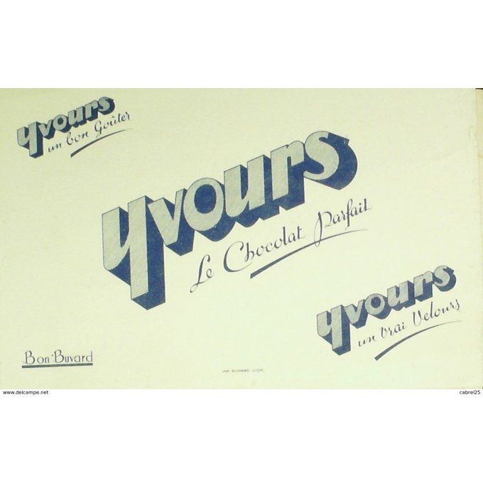 Buvard YVOURS Chocolat