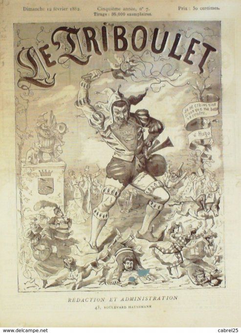 Le Triboulet 1882 n°07 FREDERIC PASSY DUVAL BLASS CRAC