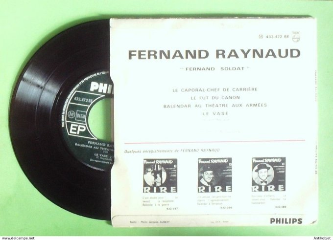 Raynaud Fernand 45T EP Le fut du canon 1960