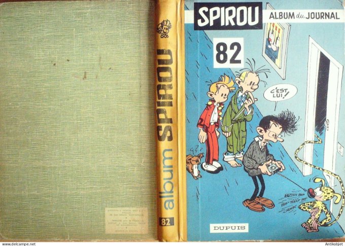 Album Spirou 82 Dupuis (n°1212-1224) 1961 (07-07 au 29-09) Eo complet