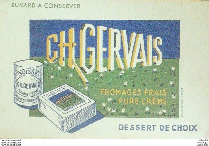 Buvard Gervais Fromagerie