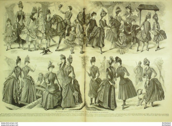 Le Petie écho 1887 (Costumes d'enfants)