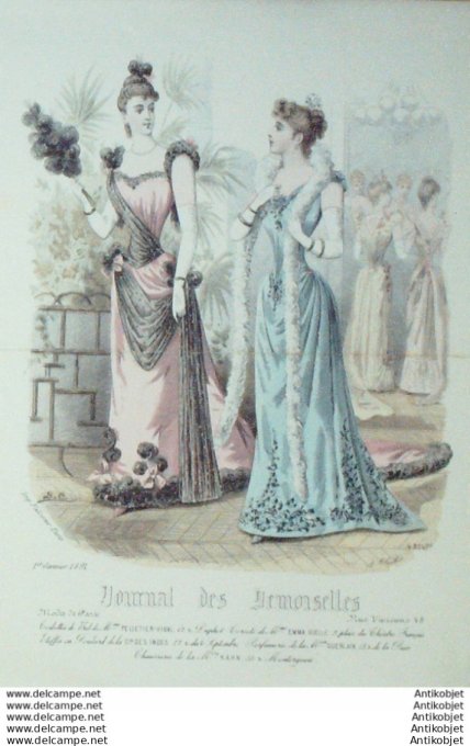 Journal de Demoiselles 1891 # 4814b (Maison Pelletier-Vidal)