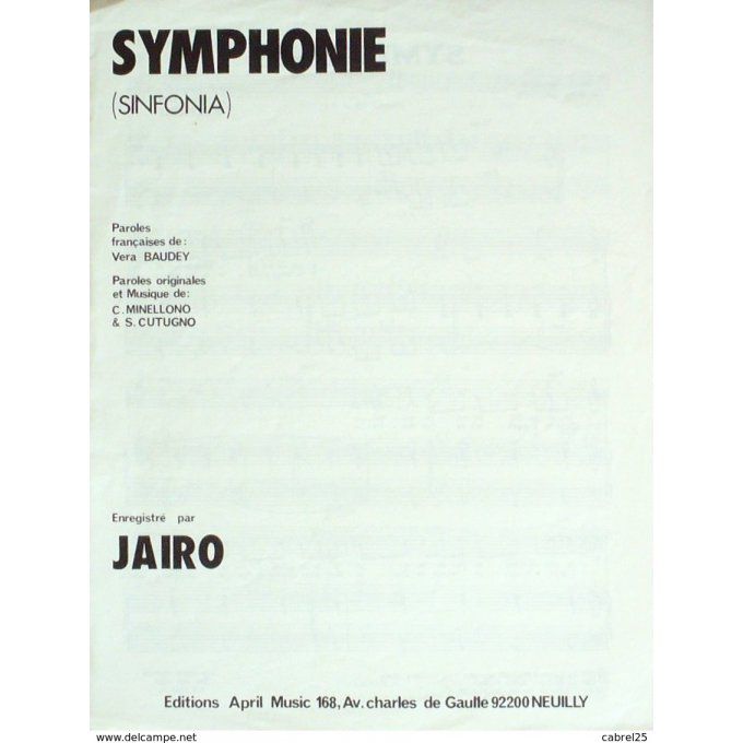 Jairo Symphonie 1981