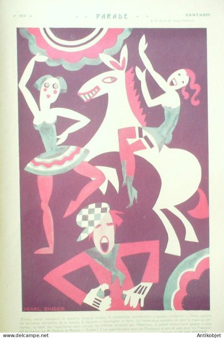 Fantasio 467 1926 Binder Mendousse Pecoud Boucher Bernard Giffey