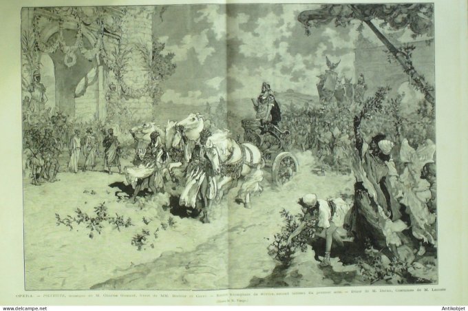 Le Monde illustré 1878 n°1125 Mgr Dupanloup Charles Gounod St Félix (73) Sénégal Fièvre jaune Photoc